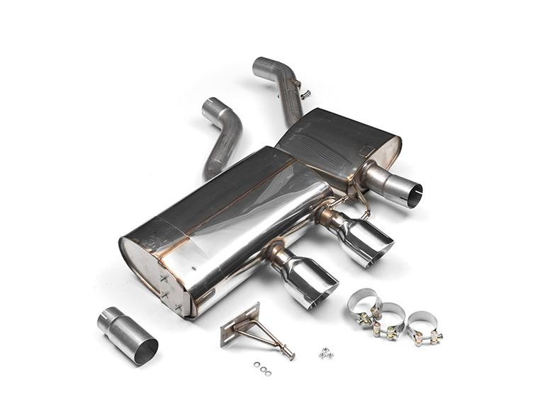 Milltek VW Golf V R32 3.2 V6 dual cat-back systeem met 100mm GT1