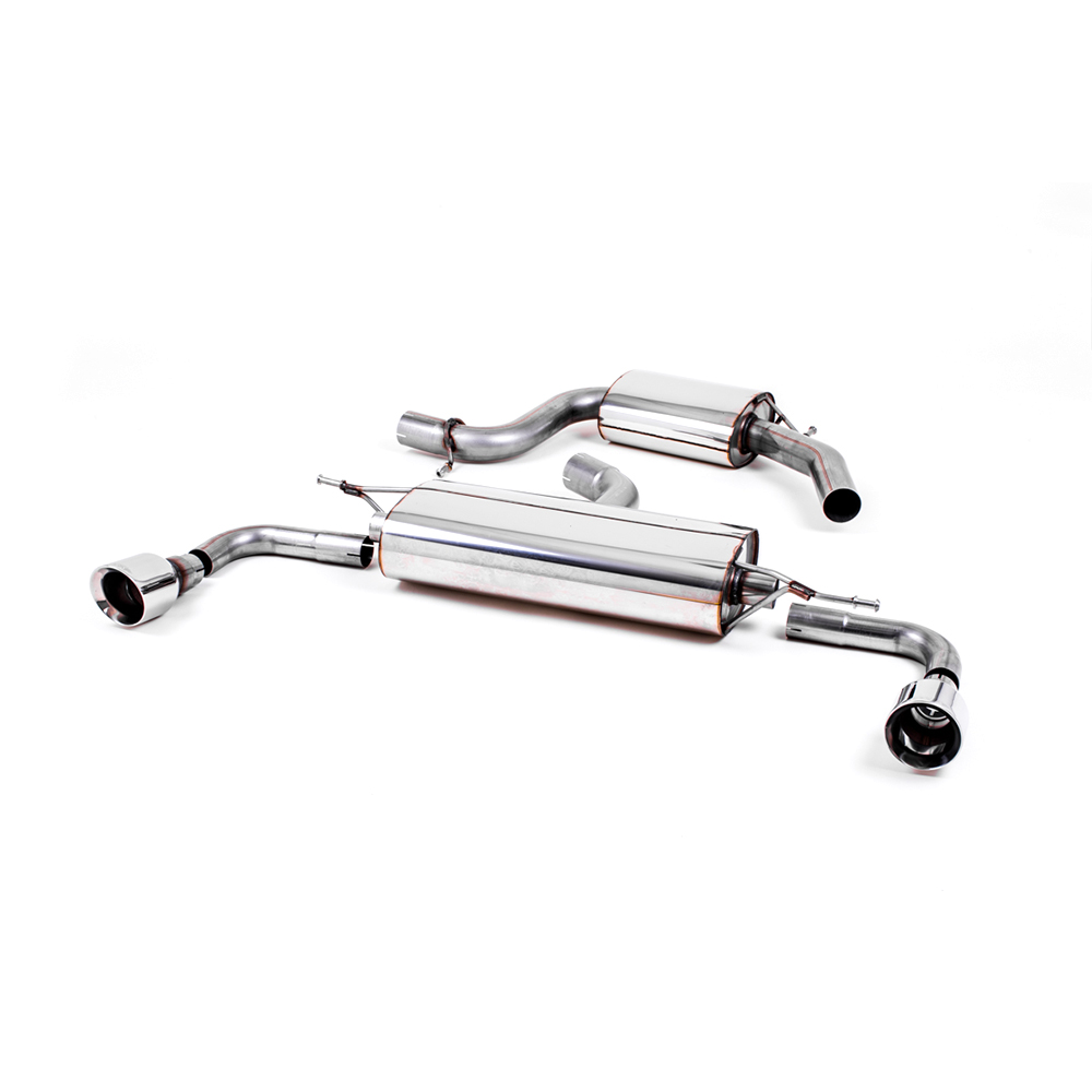 Milltek VW Golf VI GTI 2.0 TSI dual cat-back systeem met 100mm G