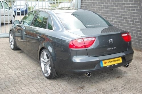 Milltek Audi A4 B7 1.8T 163pk 2WD dual cat-back systeem met alum