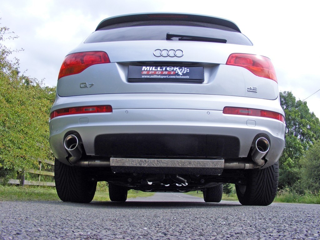Milltek Audi Q7 4.2 FSI quattro Compleet dual systeem met 100mm