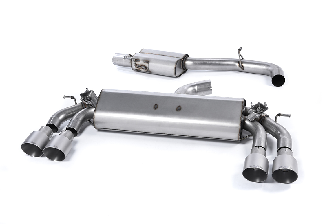 Milltek Cat-back VW Golf MK7 R 2.0 TSI 300PS Titanium trims