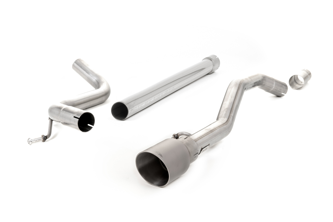 VW UP! Cat-Back Milltek Non-Res GT-90 Titanium Trim
