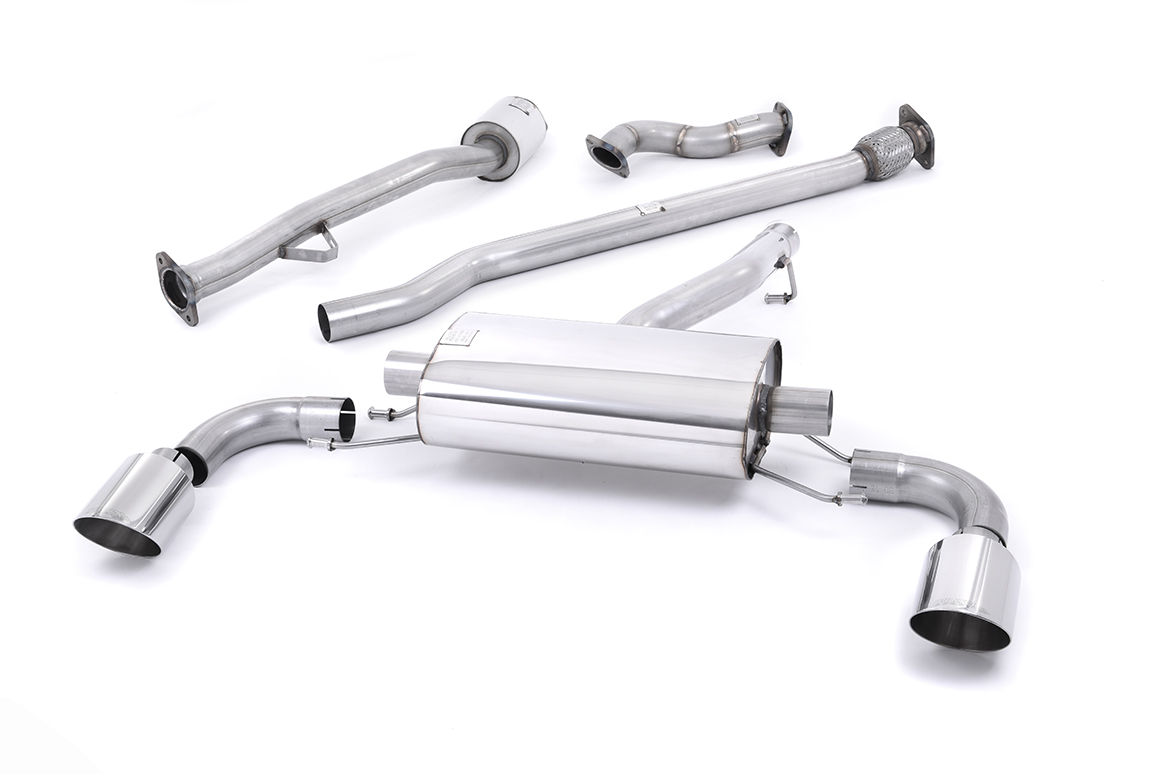 Subaru BRZ 2.0 PRIMARY CAT-BACK Non-resonated (luider)