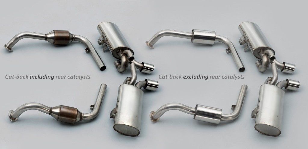 Milltek Porsche Cayman S 3.4 987 Gen1 cat-back systeem(inclusief