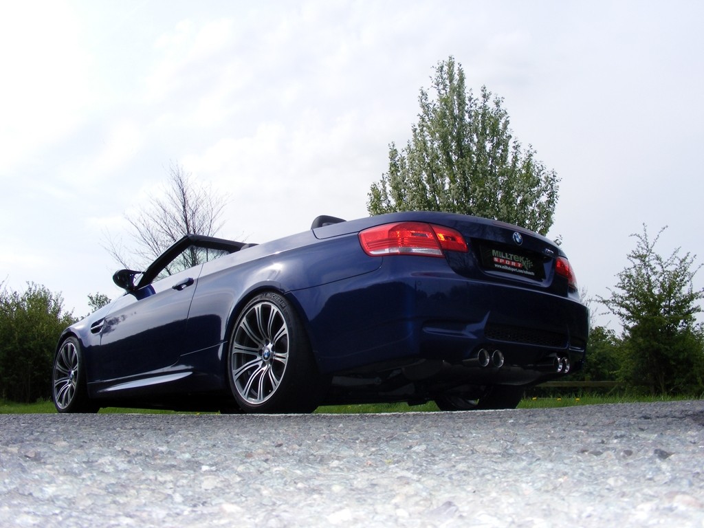 Milltek 3 SERIES COUPE (E92) M3 4.0 V8 Cat-back Quad 80mm Cerami