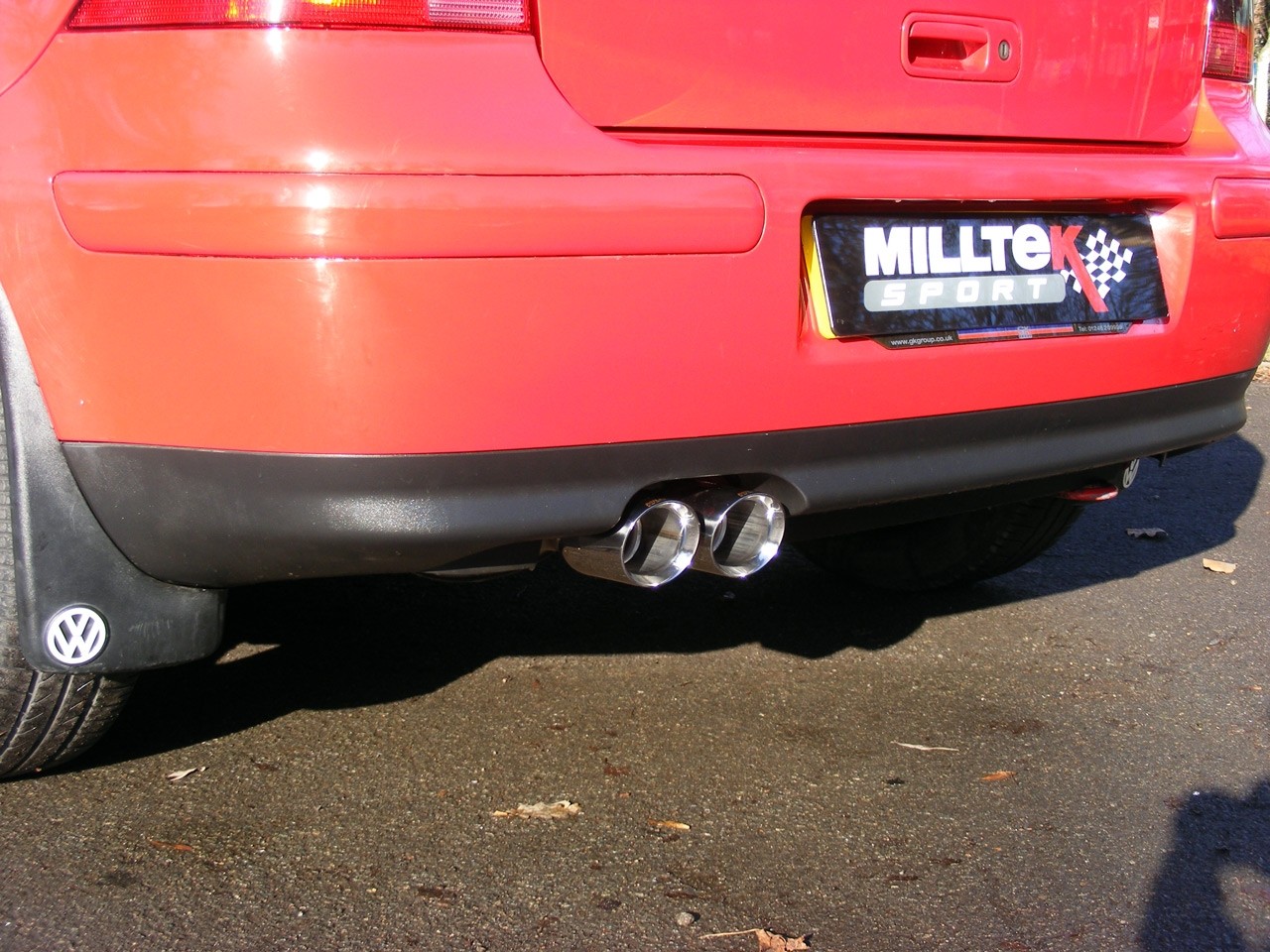 Milltek VW Golf IV 1.8T GTI cat-back systeem met dubbel 80mm GT8