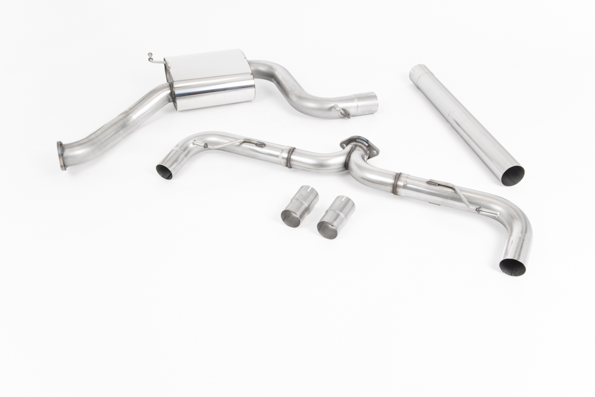 Milltek Cat-back VW Golf MK7.5 GTI Cerakote zwart