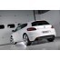 Milltek VW Scirocco R dual cat-back systeem met glanzend zwart o