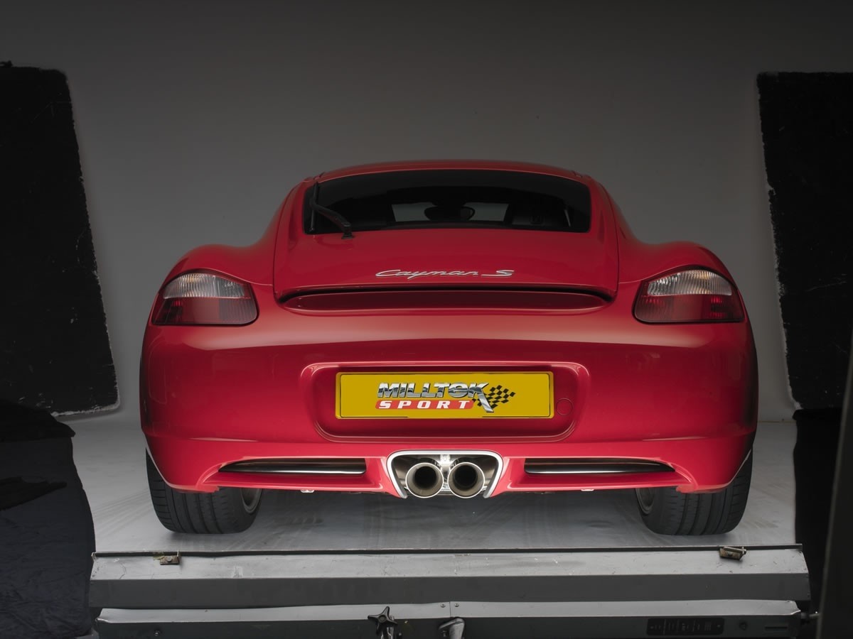 Milltek Porsche Boxter S 3.2 987 Gen1 cat-back systeem(zonder ka