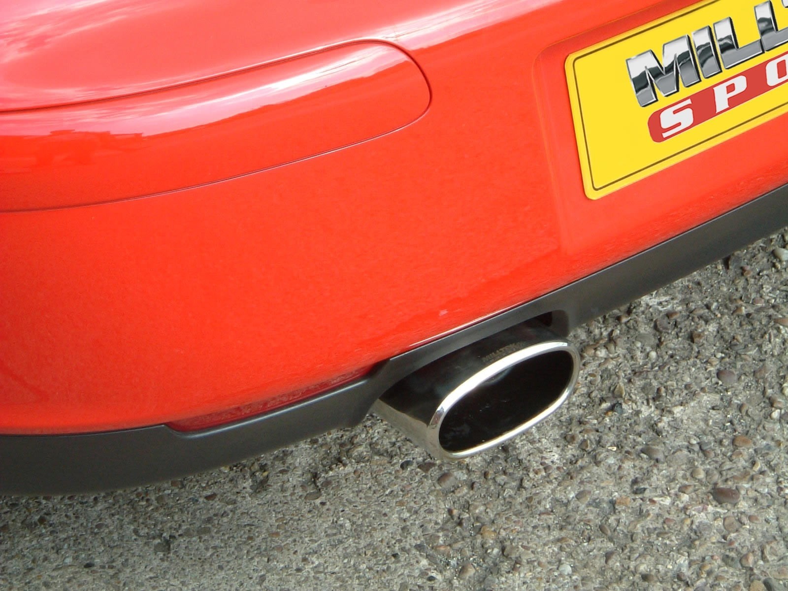 Milltek SEAT Ibiza 6L cat-back systeem met enkel 118mm ovalen Sp